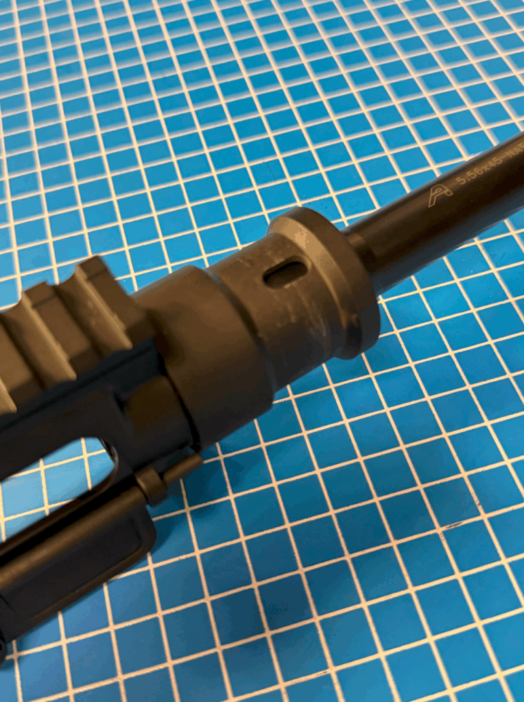 barrel nut installed and torqued down