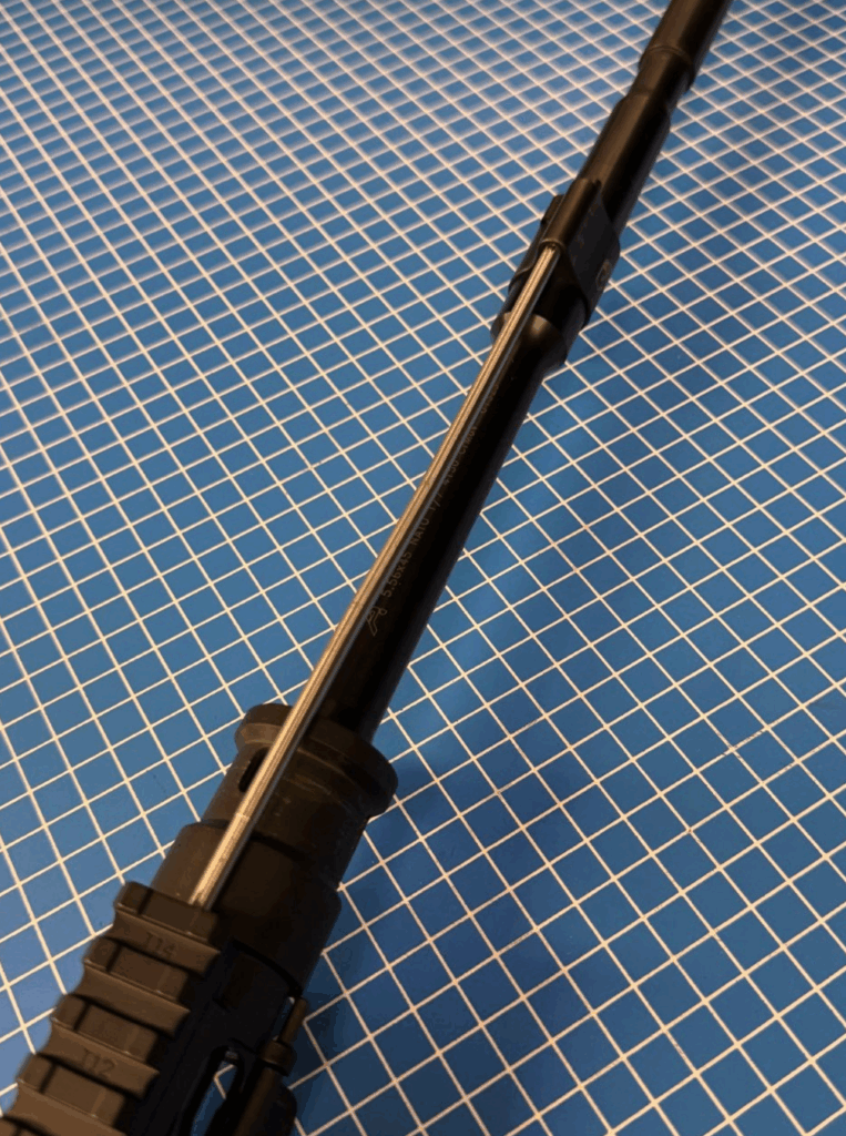 gas block put into places and slotted into upper