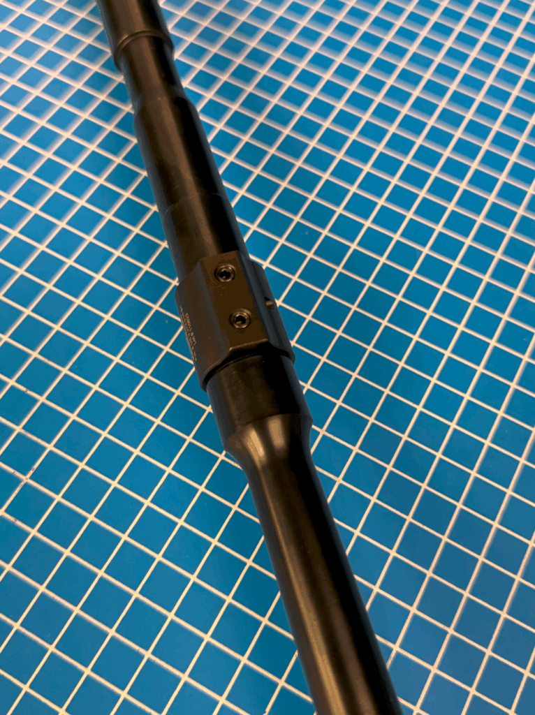 gas block tightened down in place