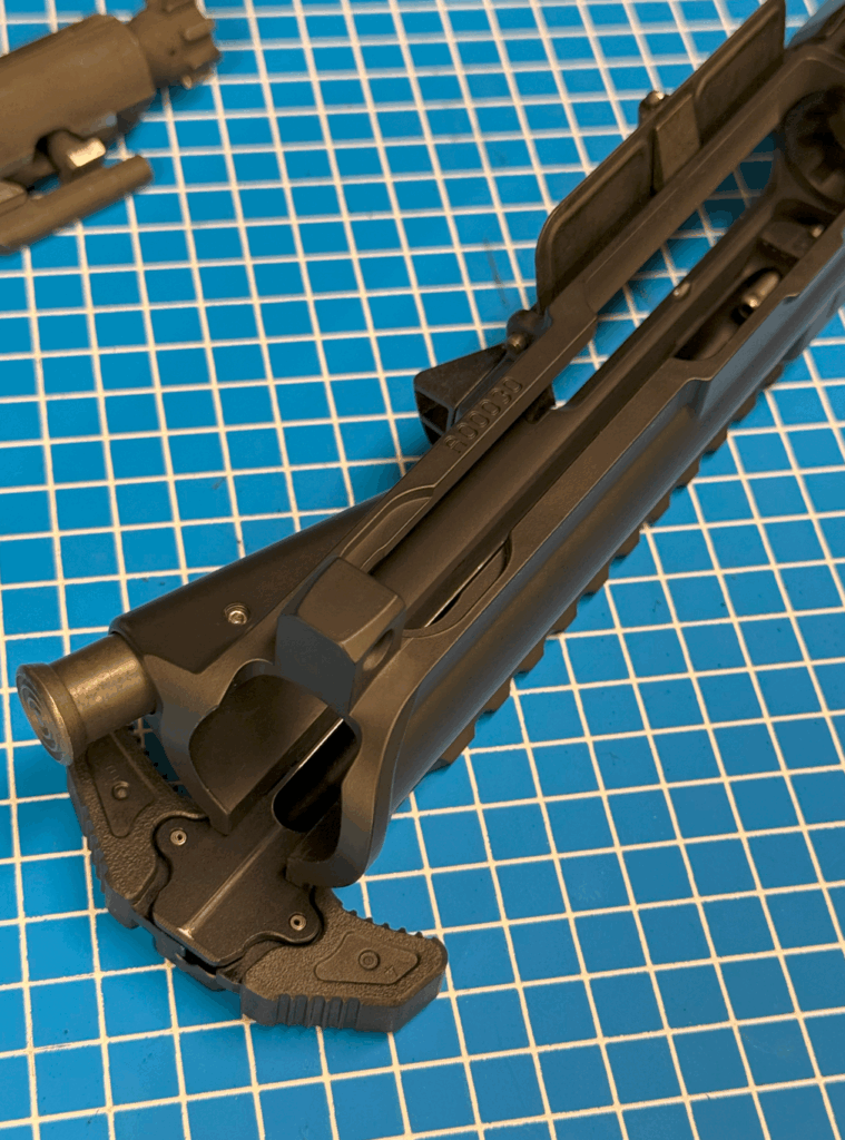 upper with charging handle installed
